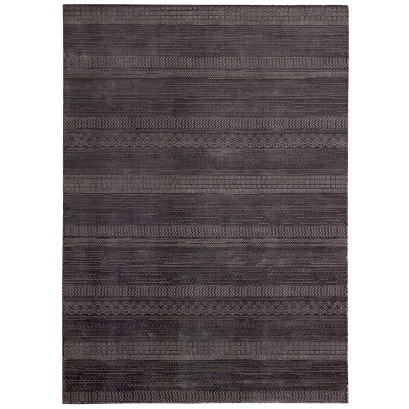 Tapis bleuet Maya Delta, Rectangle 7 pi 6 po x 10 pi 6 po