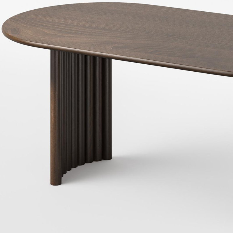 Table de salle à manger 79 ", 30"H x 79"L x 33.5"W, Walnut