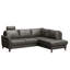 Migues Leather Corner Sofa with Sleeping Function and Storage-1251999406-1251999393