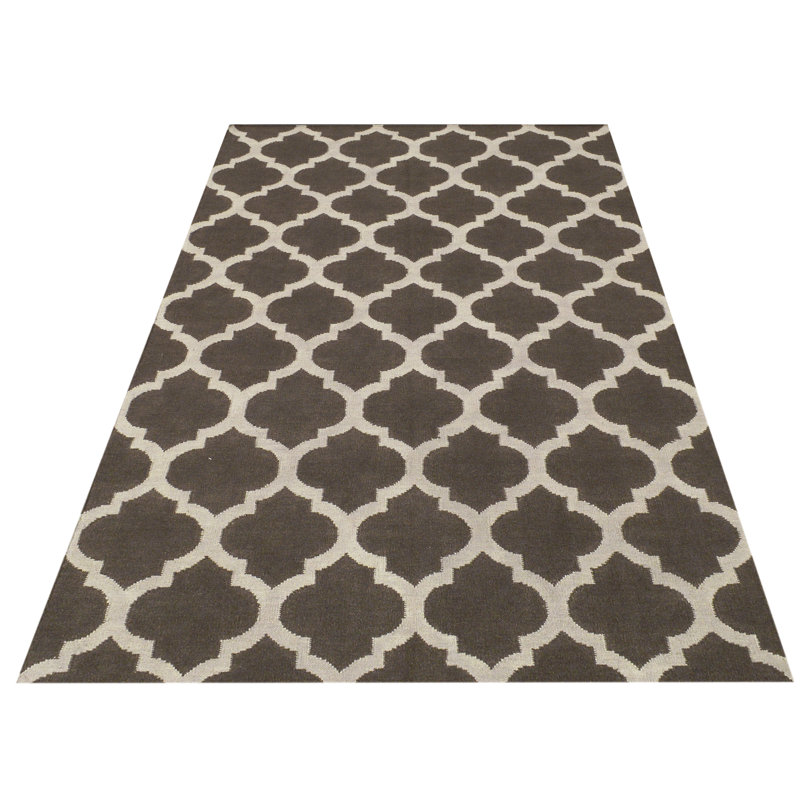 Geometric Hand Woven Area Rug, Rectangle 120 x 180cm