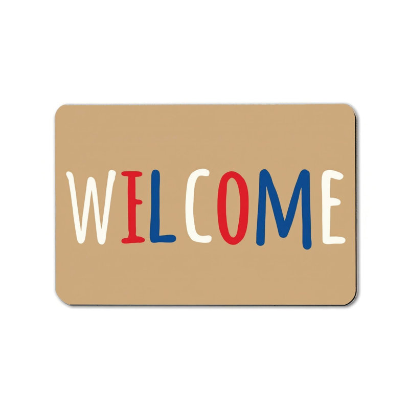 Tapis de porte rouge 24 po x 36 po
