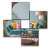 4 Pieces Rectangle Mirror Set