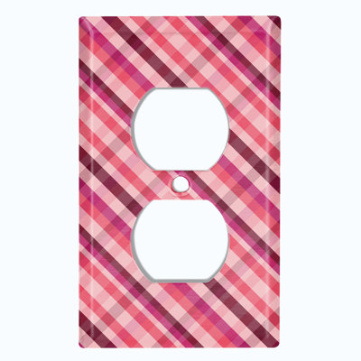 Patterned 1 - Gang Toggle Light Switch Standard Wall Plate