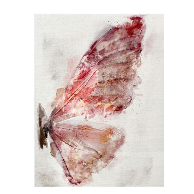 Watercolour Wings II Print by Zoey Riley, 32" H x 24" W , Giclee