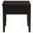 Hayu 1-Drawer Square End Table Distressed Java