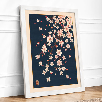 Drifting Blossoms Botanical - Framed Print