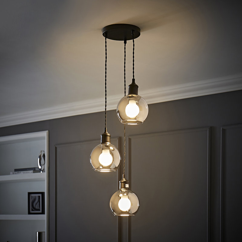 Bellamy 3 - Light Matte Black Pendant, Yes