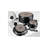 T-fal Culinaire Nonstick Cookware, 3 Piece Set, Black
