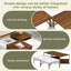 Ensemble de tables basses modernes gigognes 4 pièces