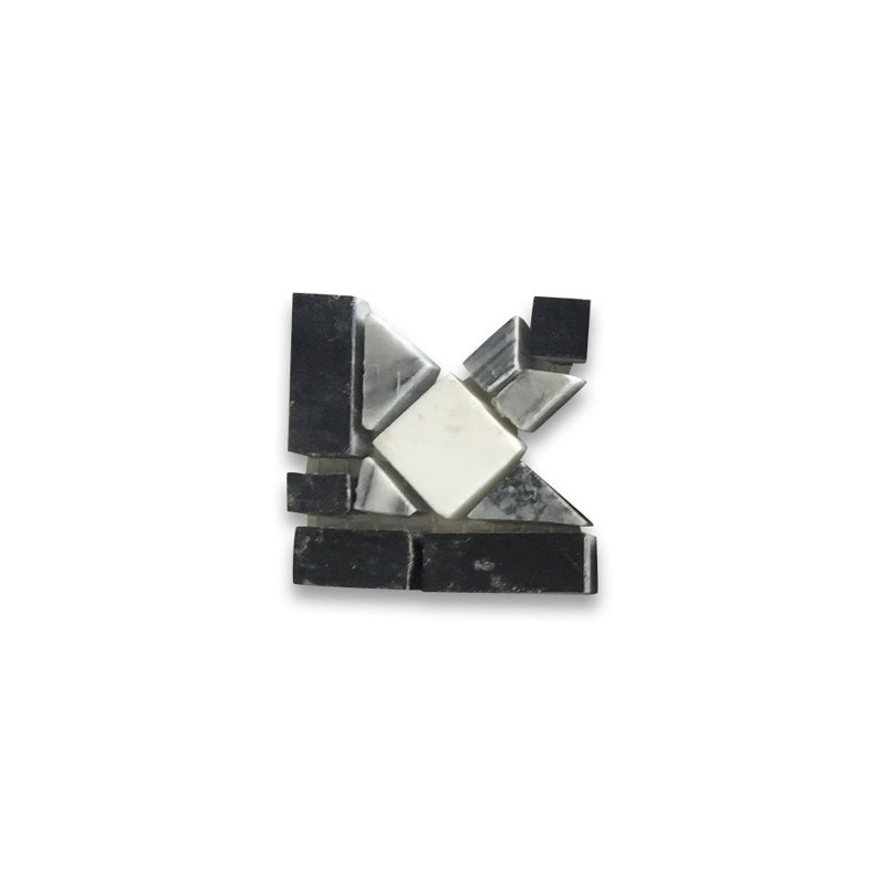 2 in. x 2 in. Marble Tile