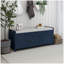 Banc de rangement avec 3 portes en forme de volet, banc à chaussures avec coussin amovible et espace de rangement caché-760523482