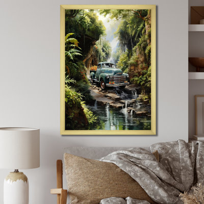 Bodhisattva, camionnette verte Enchanting Waterfall I - impression