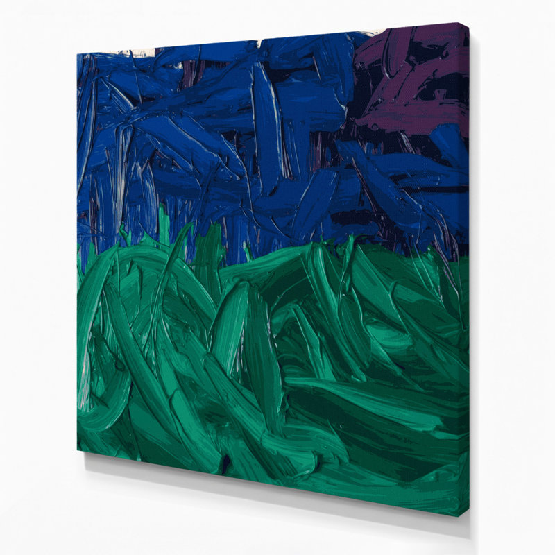 Art mural sur toile Neo Expressionism 50, H 12 po x l 12 po