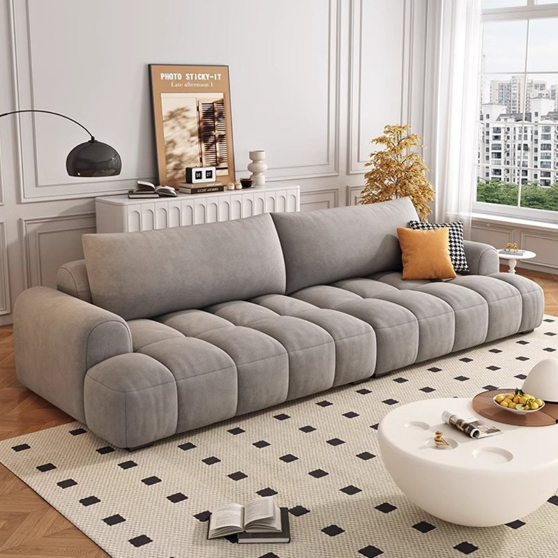 Canapé moderne simple de style crème, Gris