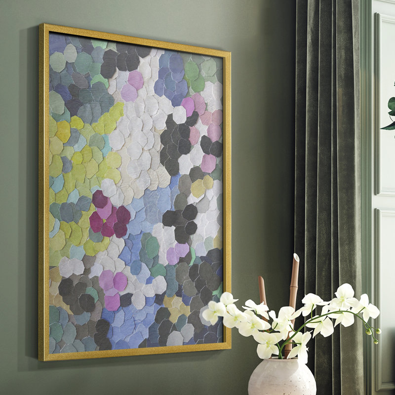 Walking through Waddesdon Gardens Framed Print - Solid Wood, 14" H x 11" W