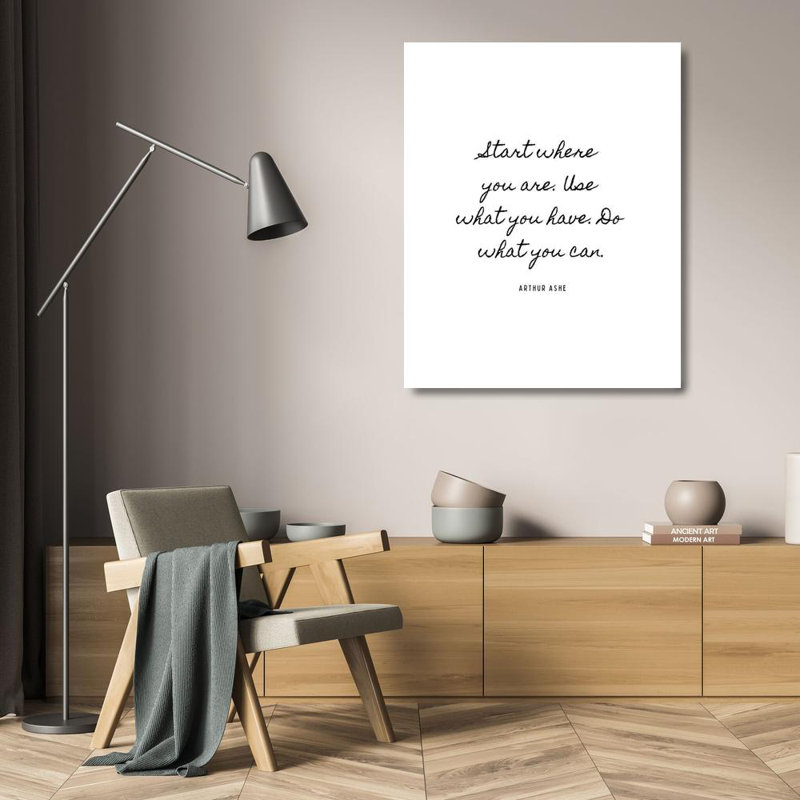ArtsyQuotes Gallery Canvas Art: Arthur Ashe Quote: Do What You Can