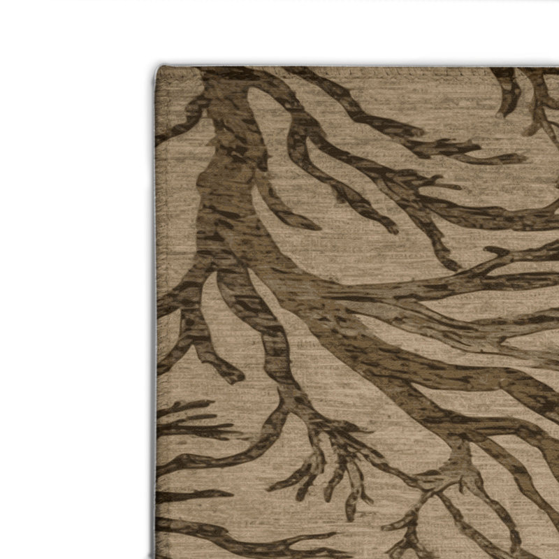 Nature Beige Indoor and Outdoor Area Rug, Rectangle 2' x 3'