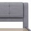 Lit plateforme tapissier avec lit gigogne-413692911