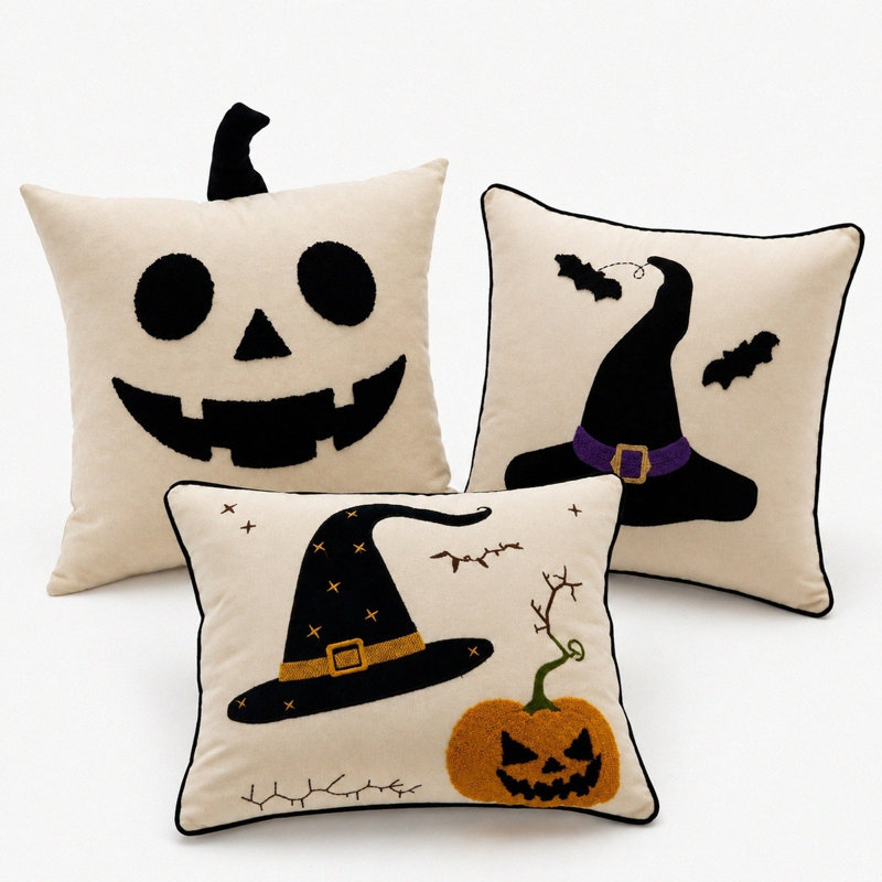 Housses de coussin d'Halloween 18 x 18 po