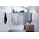 Vela 34 in. x 58.25 in. Frameless Single Fixed Bath Panel