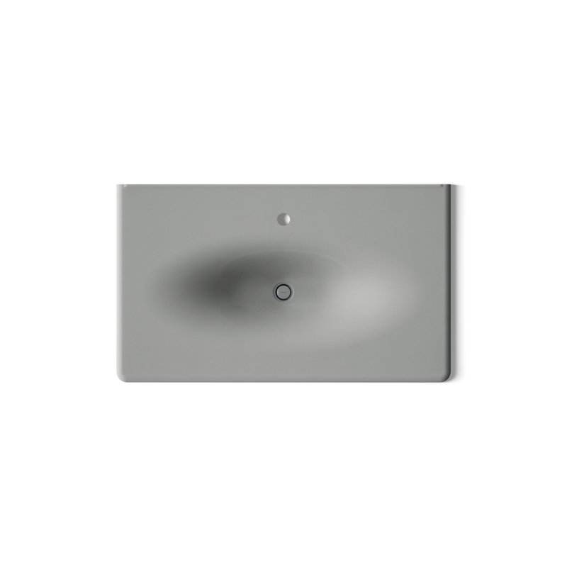 Iron Impressions 38" Single Bathroom Vanity Top, Basalt, Single