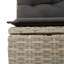  Garden Sofa Set Light Grey