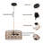 Naleli 2-Light Drum Chandeliers