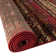 Blakely Geometric Area Rug in Burgundy/Brown/Black