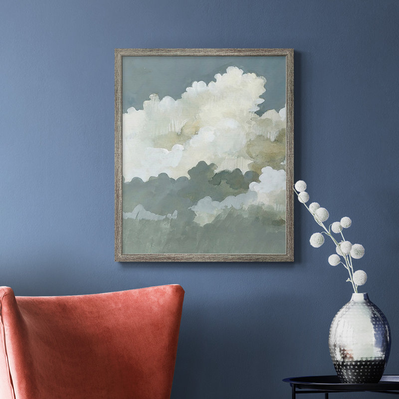 Big Clouds I Premium Framed Canvas - Ready to Hang, Gray, 24" H x 20" W