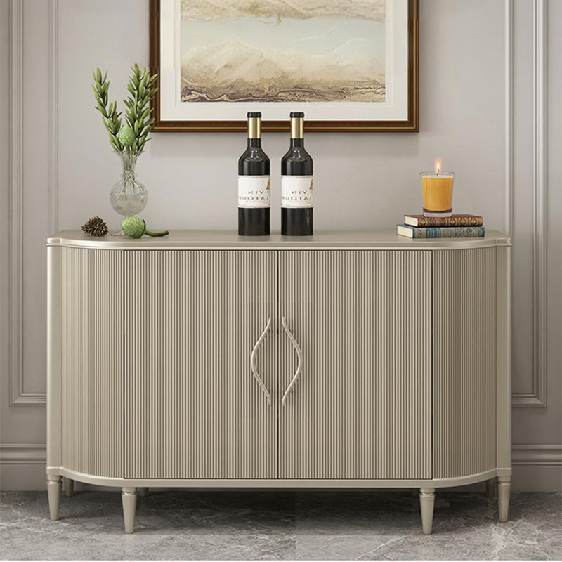 Light luxury style multi-functional side cabinet
