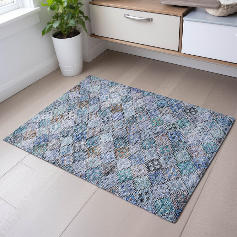 Premium Machine Washable Dahl AMF1081 Geometric Rug