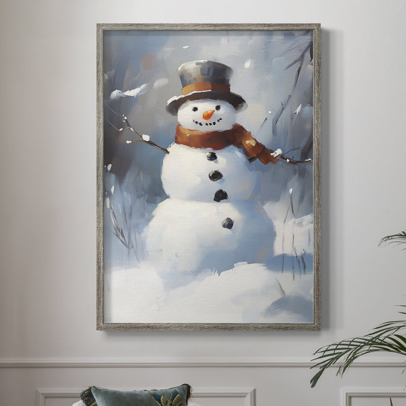 Art des Fêtes de Noël - série 2-CCGCLXX, reproduction d'art encadrée - bois massif, H 15 po x l 12 po