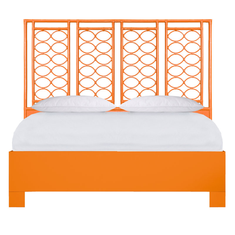 Infinity Low Profile Standard Bed, King, Citrus Orange