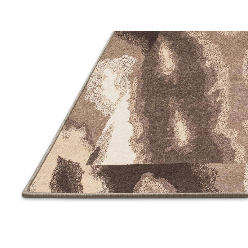 Abstract Indoor Rug, Rectangle 4' x 6'