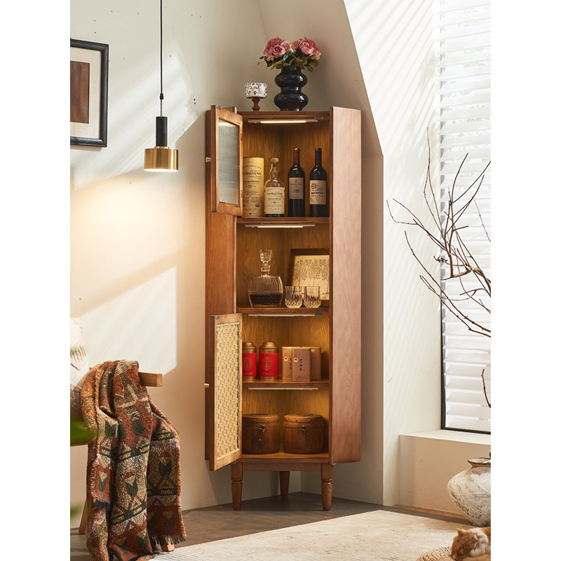 Armoire de coin Mid-Century