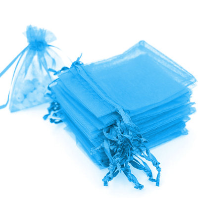 Organza mariage fête cadeau sacs de bonbons sac transparent