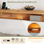 Lit plateforme rustique en bois avec tête de lit de rangement, lampe DEL tactile à intensité variable et station de recharge, rangement silencieux sous le lit, sommier non requis-1324447272