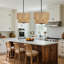  Lustre tambour 5 lumières 18 po Boho-506487657