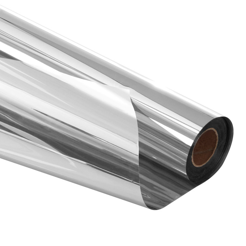 Film de fenêtre d'intimité One Way, H 36 po x l 591,6 po x P 0,05 po, Argent argent