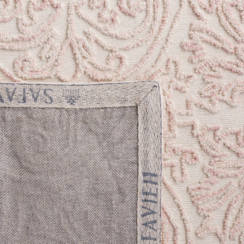 Abdihafid Trace 101 Area Rug In Ivory / Pink, Runner 2'3" x 8'