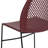 Oliverson Plastic Stacking Lobby Chairs with Honeycomb Backs-1496206834-1496206833