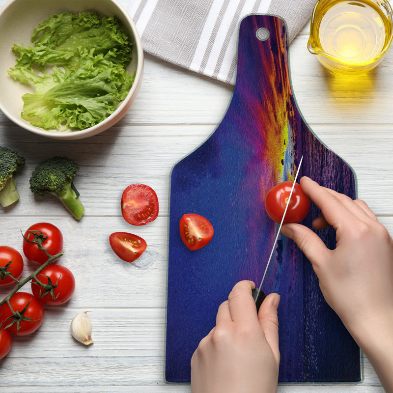 Planche à découper en verre trempé Ambesonne