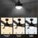 52 Inch 5 Blades DC Motor Ceiling Fan with Pull Chains and Light Kit