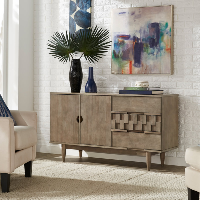 Petterson 55.12'' Sideboard, Light Charcoal Grey
