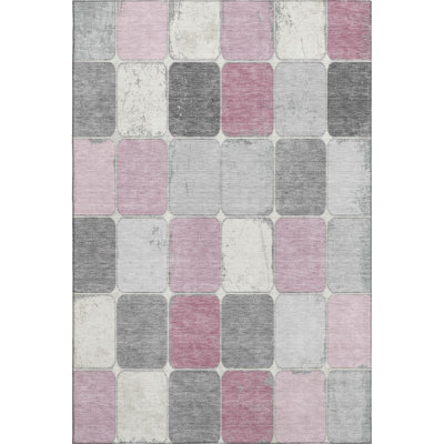 Premium Machine Washable Tiana Geometric Rug