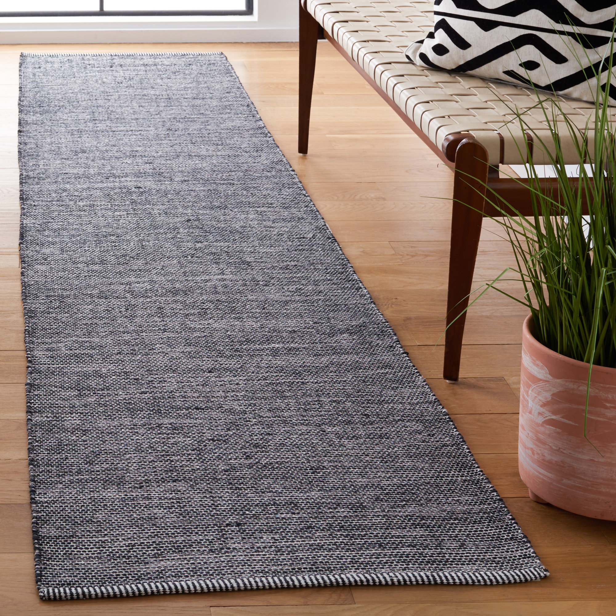Dallis Cotton Rug, Runner 2'3" x 9'