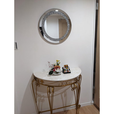 Diamond Round Wall Mirror