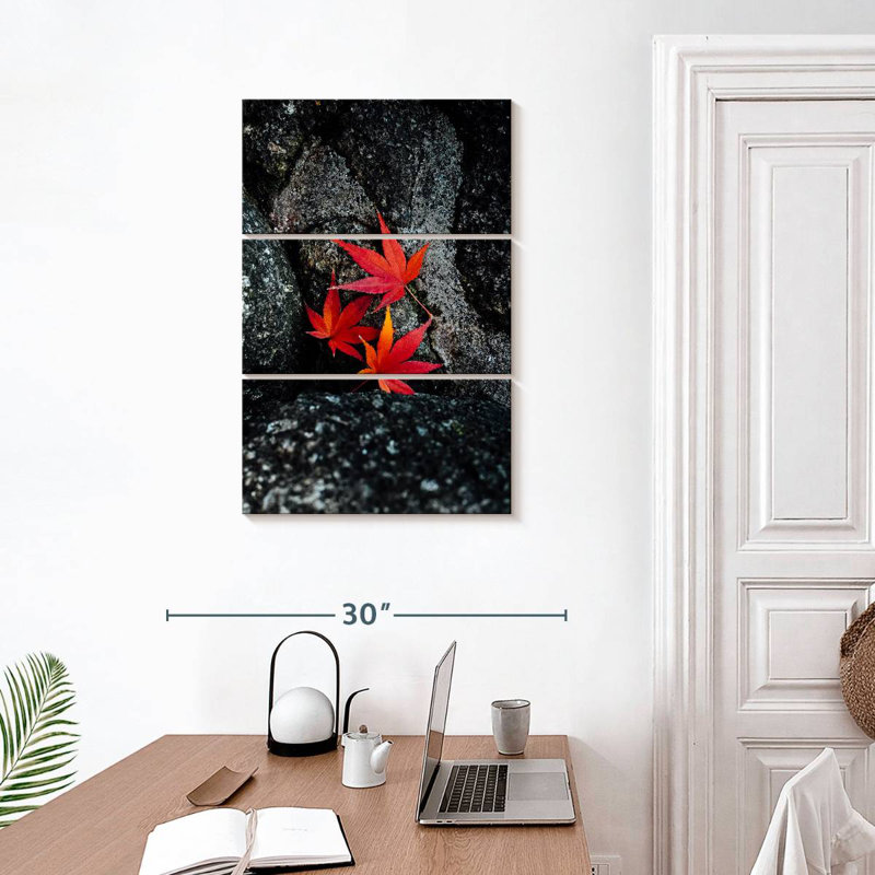 Harnek Pop Fallen Maple Leaves, 32" H x 20" W