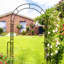 Arche de jardin en métal l 55 po x H 94,5 po