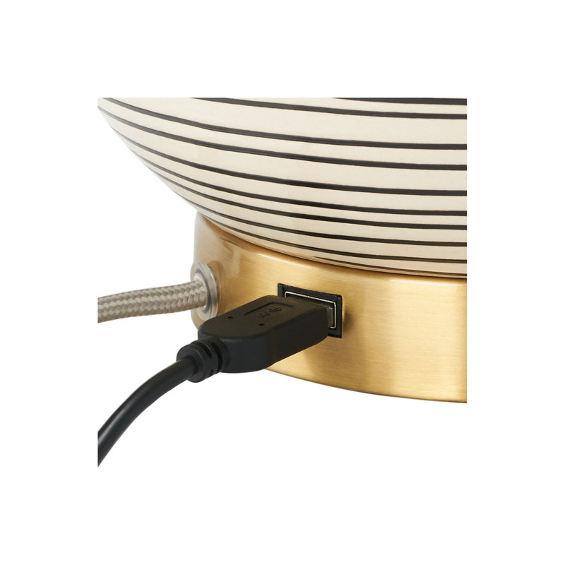 Ceramic USB Table Lamp